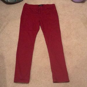 Red Skinny Jeans
